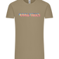Good Vibes Rainbow Design - Comfort Unisex T-Shirt_KHAKI_front