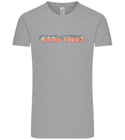 Good Vibes Rainbow Design - Comfort Unisex T-Shirt_ORION GREY_front