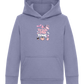 Pink Trick or Treat Design - Comfort Kids Hoodie_BLUE_front