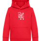 Pink Trick or Treat Design - Comfort Kids Hoodie_BRIGHT RED_front