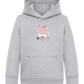 Pink Trick or Treat Design - Comfort Kids Hoodie_ORION GREY II_front