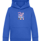 Pink Trick or Treat Design - Comfort Kids Hoodie_ROYAL_front