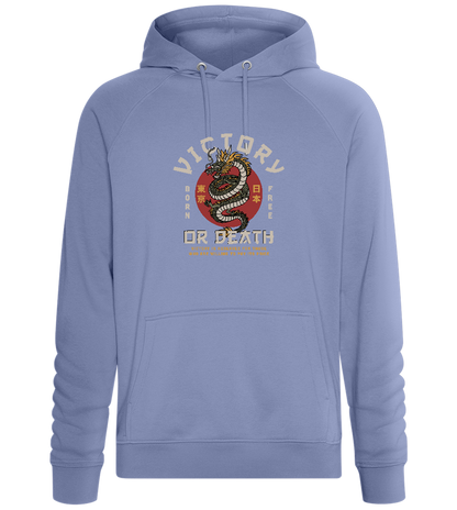 Victory Dragon Design - Comfort unisex hoodie_BLUE_front