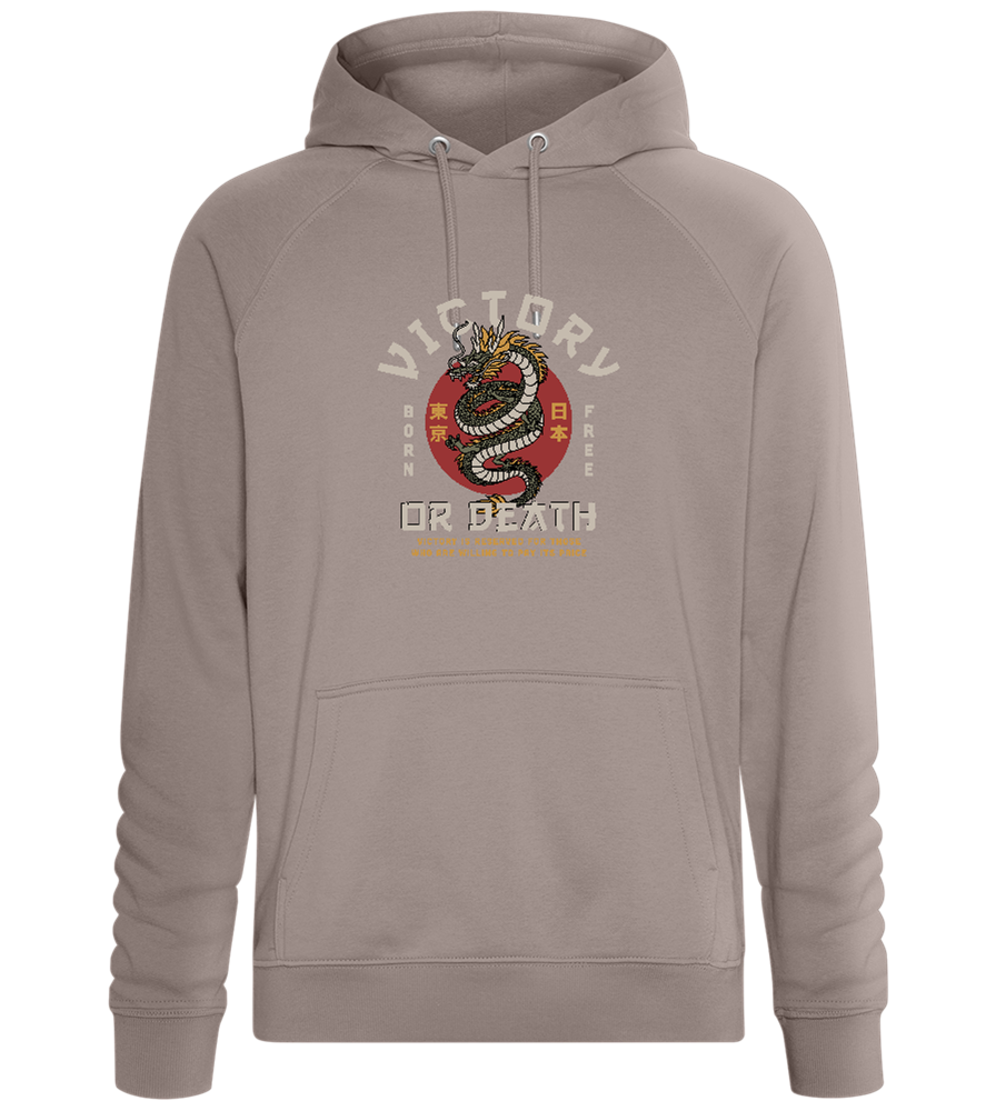 Victory Dragon Design - Comfort unisex hoodie_CHARCOAL CHIN_front