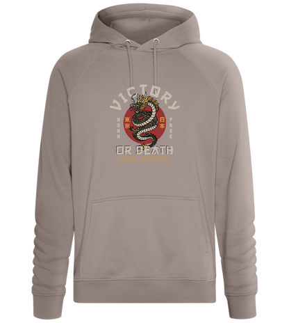 Victory Dragon Design - Comfort unisex hoodie_CHARCOAL CHIN_front