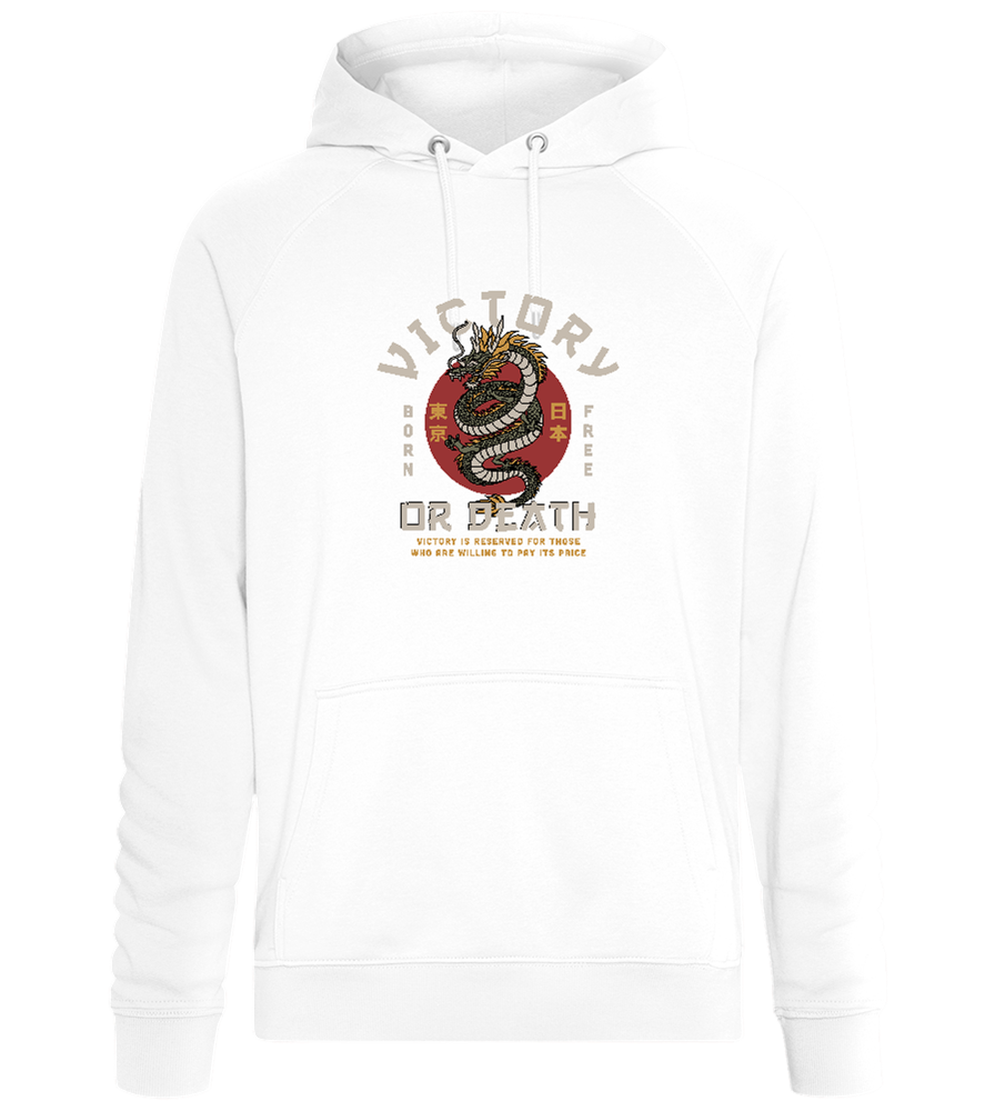 Victory Dragon Design - Comfort unisex hoodie_WHITE_front