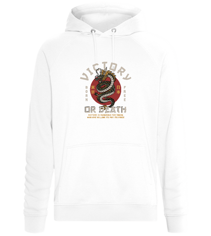 Victory Dragon Design - Comfort unisex hoodie_WHITE_front