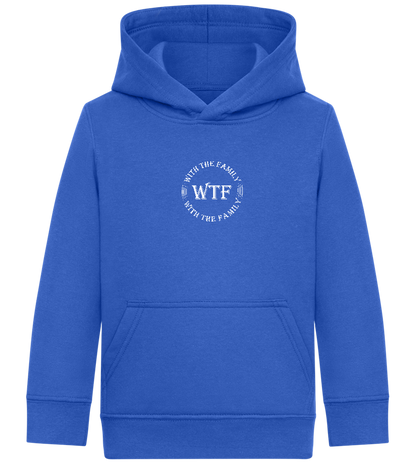 With The Family Design - Comfort Kids Hoodie_ROYAL_front