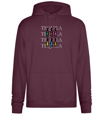 Tequila Design - Premium Essential Unisex Hoodie_BORDEAUX_front