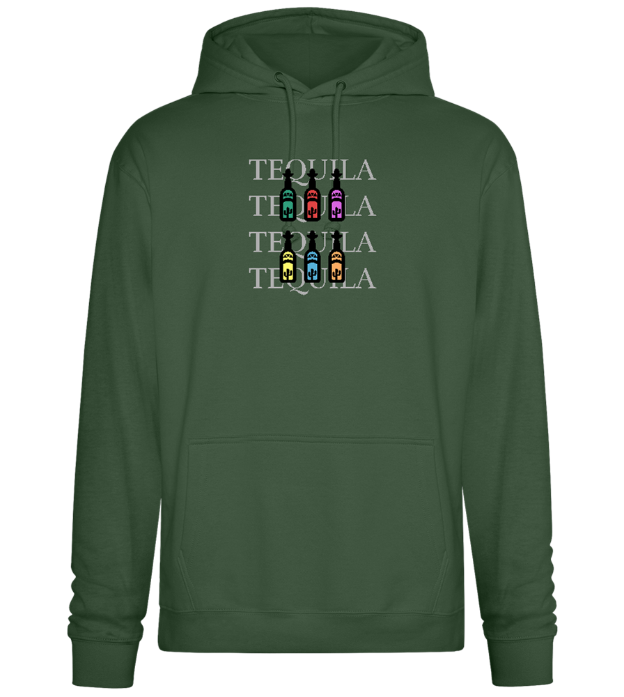 Tequila Design - Premium Essential Unisex Hoodie_GREEN BOTTLE_front