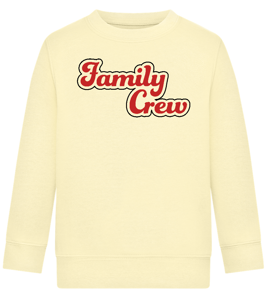 Family Crew Design - Comfort Kids Sweater_AMARELO CLARO_front