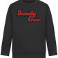 Family Crew Design - Comfort Kids Sweater_BLACK_front