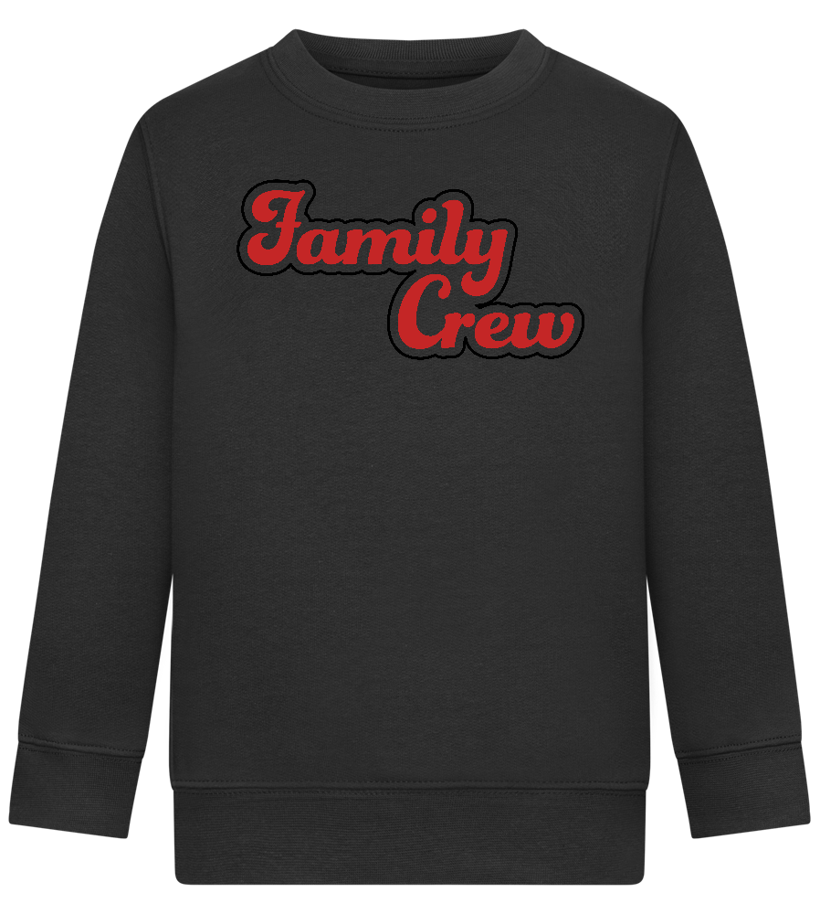 Family Crew Design - Comfort Kids Sweater_BLACK_front