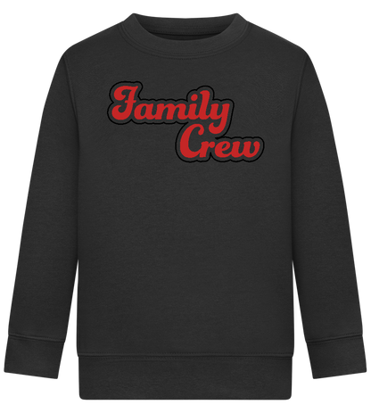 Family Crew Design - Comfort Kids Sweater_BLACK_front