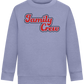 Family Crew Design - Comfort Kids Sweater_BLUE_front