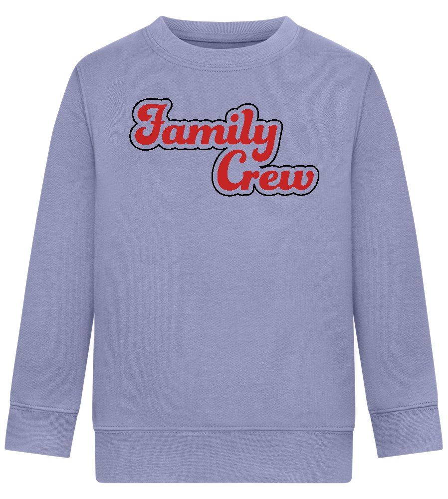 Family Crew Design - Comfort Kids Sweater_BLUE_front