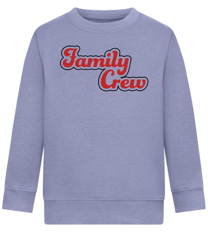 Family Crew Design - Comfort Kids Sweater_BLUE_front