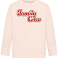 Family Crew Design - Comfort Kids Sweater_LIGHT PEACH ROSE_front