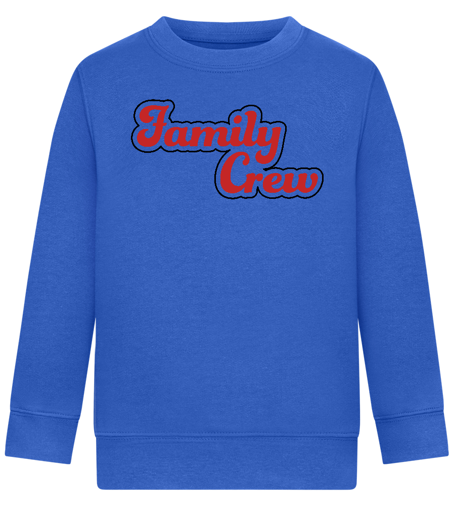 Family Crew Design - Comfort Kids Sweater_ROYAL_front