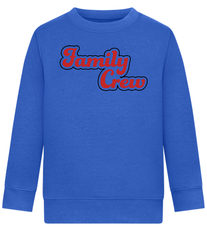 Family Crew Design - Comfort Kids Sweater_ROYAL_front