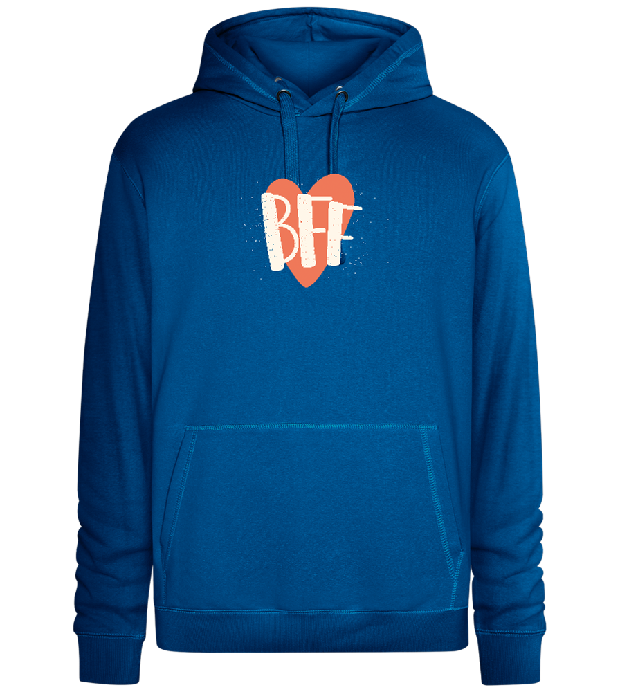 BFF Heart Design - Premium unisex hoodie_ROYAL_front