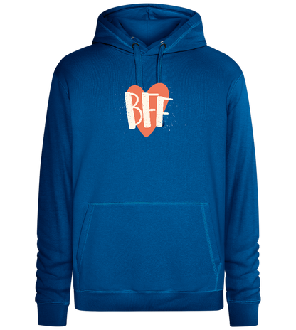 BFF Heart Design - Premium unisex hoodie_ROYAL_front