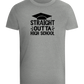 Straight Outta Highschool Design - Comfort boys fitted t-shirt_ORION GREY_front