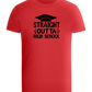 Straight Outta Highschool Design - Comfort boys fitted t-shirt_RED_front