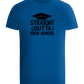 Straight Outta Highschool Design - Comfort boys fitted t-shirt_ROYAL_front