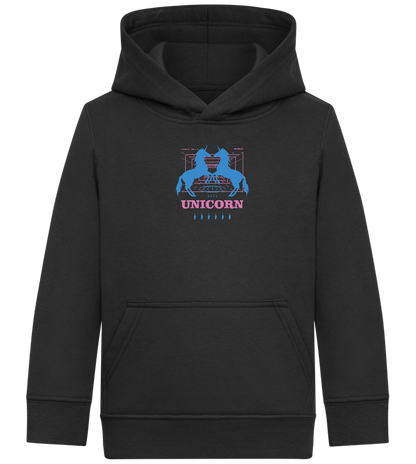 Unicorn Apparel 2023 Design - Comfort Kids Hoodie_BLACK_front