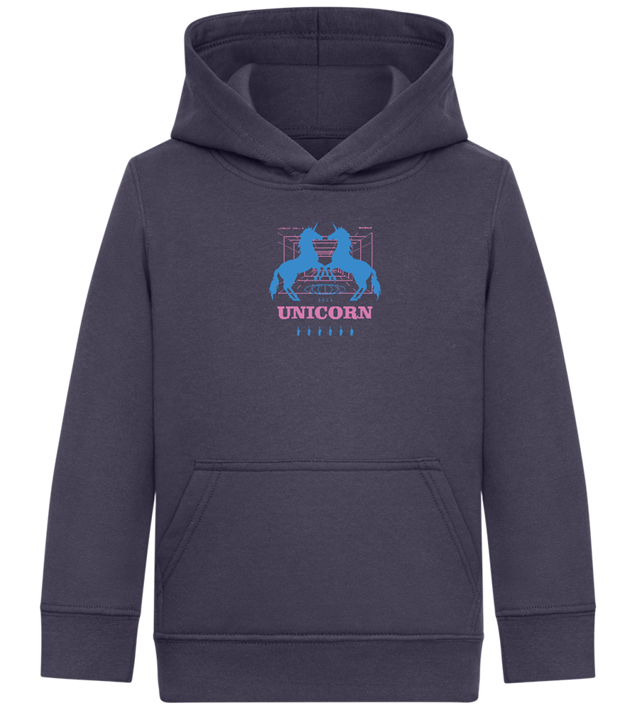 Unicorn Apparel 2023 Design - Comfort Kids Hoodie_FRENCH NAVY_front