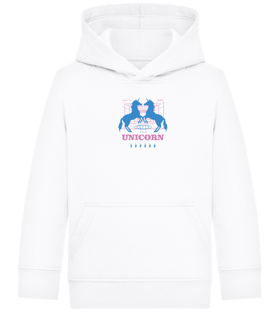 Unicorn Apparel 2023 Design - Comfort Kids Hoodie_WHITE_front