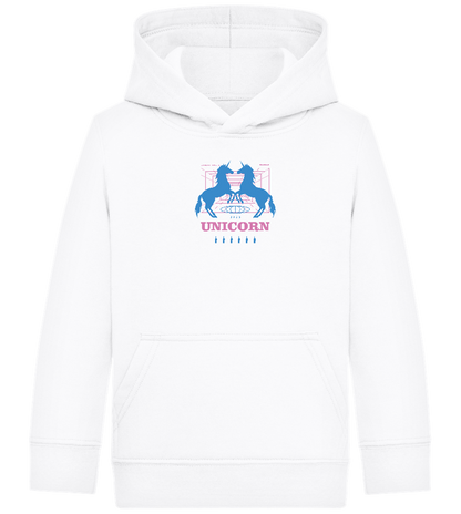 Unicorn Apparel 2023 Design - Comfort Kids Hoodie_WHITE_front