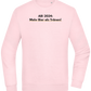 Mehr Bier Als Tränen Design - Comfort Essential Unisex Sweater_LIGHT PEACH ROSE_front