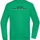 Mehr Bier Als Tränen Design - Comfort Essential Unisex Sweater_MEADOW GREEN_front