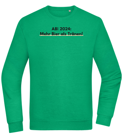 Mehr Bier Als Tränen Design - Comfort Essential Unisex Sweater_MEADOW GREEN_front