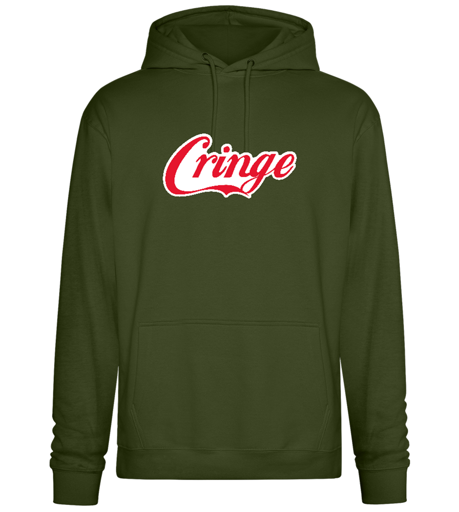 Coca Cringe Design - Premium Essential Unisex Hoodie_ARMY_front