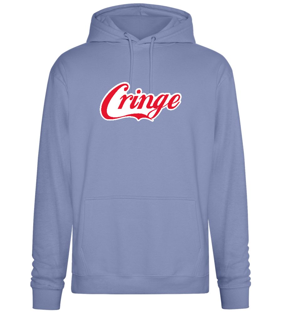 Coca Cringe Design - Premium Essential Unisex Hoodie_BLUE_front