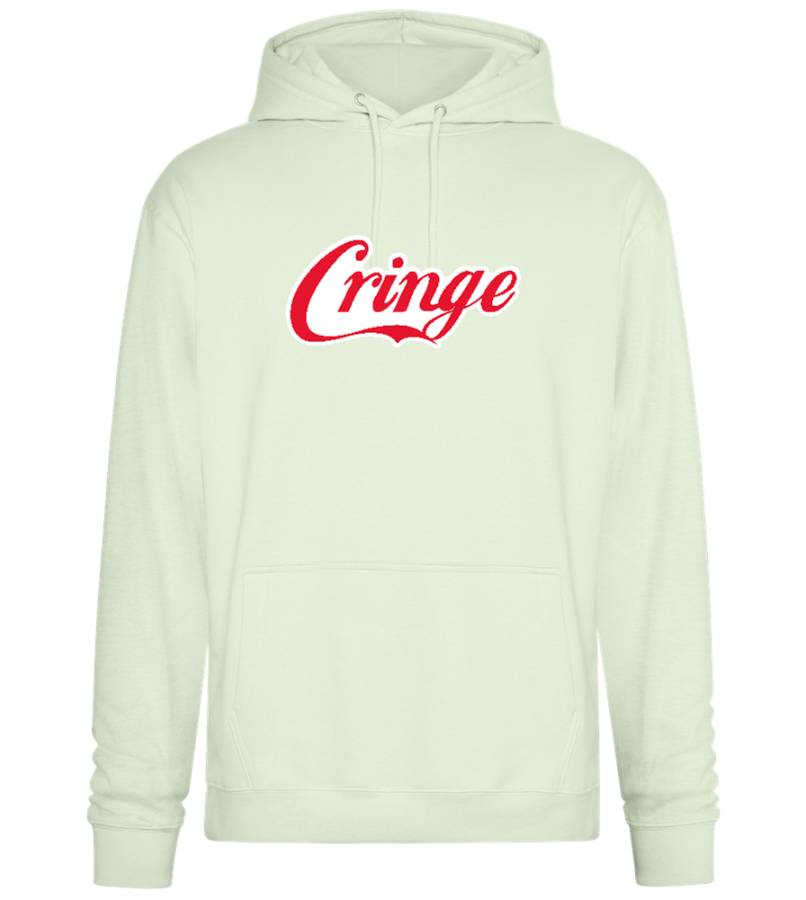 Coca Cringe Design - Premium Essential Unisex Hoodie_CREAMY GREEN_front