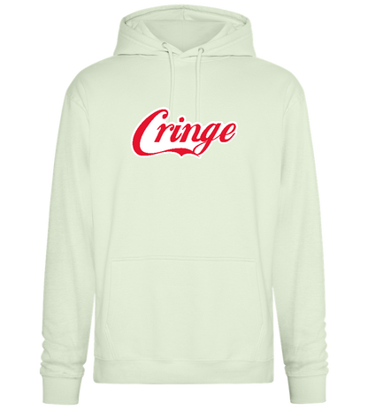 Coca Cringe Design - Premium Essential Unisex Hoodie_CREAMY GREEN_front