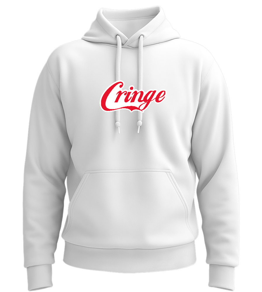 Coca Cringe Design - Premium Essential Unisex Hoodie_WHITE_front