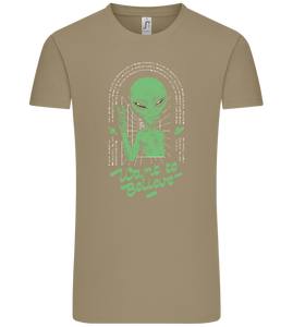 Want To Believe Alien Design - Comfort Unisex T-Shirt