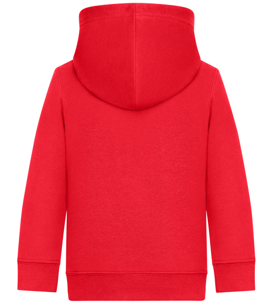 Let's Kick Some Grass Design - Comfort Kids Hoodie_BRIGHT RED_back