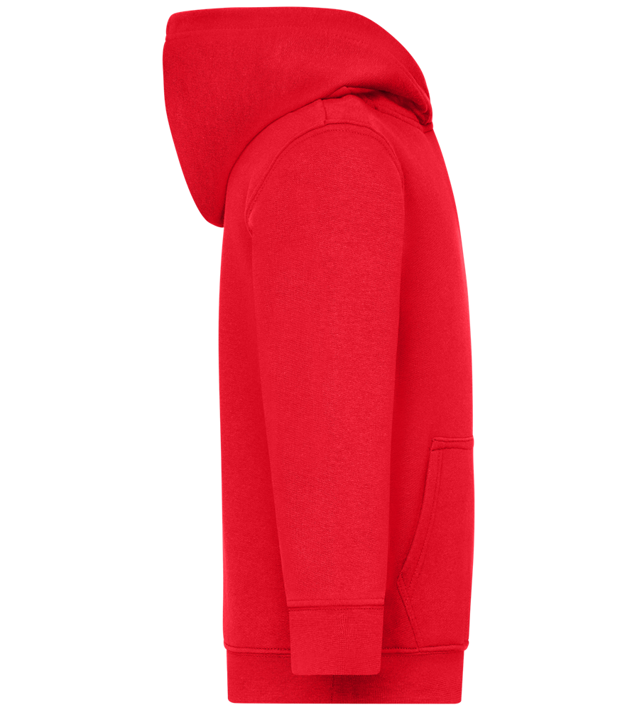 Let's Kick Some Grass Design - Comfort Kids Hoodie_BRIGHT RED_right