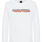 Good Vibes Rainbow Design - Premium kids long sleeve t-shirt_WHITE_front