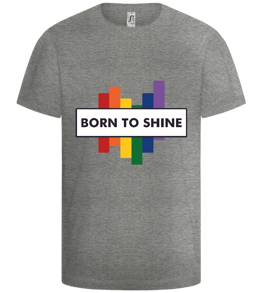 Born to Shine Design - Basic kids t-shirt_ORION GREY_front