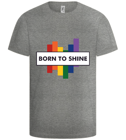 Born to Shine Design - Basic kids t-shirt_ORION GREY_front