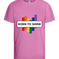 Born to Shine Design - Basic kids t-shirt_PINK ORCHID_front