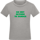 Do Not Return to Sender Design - Comfort kids fitted t-shirt_ORION GREY_front