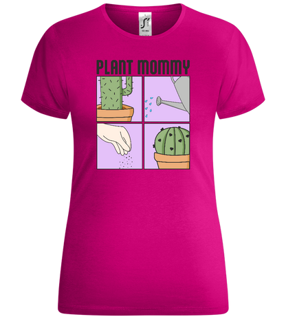 Plant Mommy Design - Comfort women's t-shirt_FUCHSIA_front